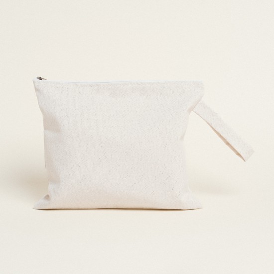BEAUTY HOME ΝΕΣΕΣΕΡ 29 X 25 CM ΕΚΡΟΥ ΧΡΥΣΟ LUREX      