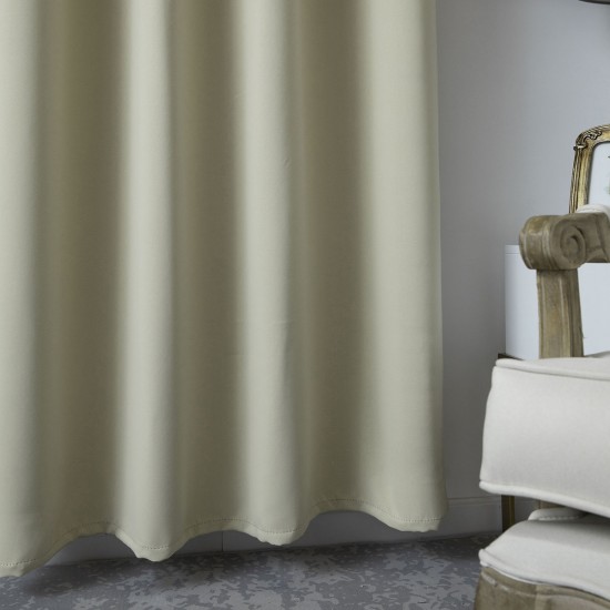 ΚΟΥΡΤΙΝΑ BLACKOUT ΣΚΙΑΣΗΣ ΜΕ 8 ΚΡΙΚΟΥΣ ART 8400  140X270 ΜΠΕΖ BEAUTY HOME