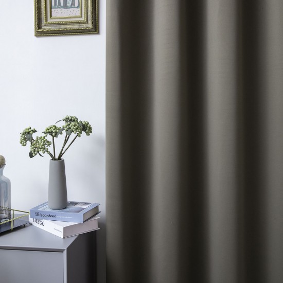 ΚΟΥΡΤΙΝΑ BLACKOUT ΣΚΙΑΣΗΣ ΜΕ 8 ΚΡΙΚΟΥΣ ART 8400  140X270 ΚΑΦΕ BEAUTY HOME