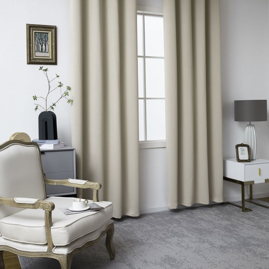 ΚΟΥΡΤΙΝΑ BLACKOUT ΣΚΙΑΣΗΣ ΜΕ 8 ΚΡΙΚΟΥΣ ART 8400  140X270 ΑΜΜΟΥ BEAUTY HOME