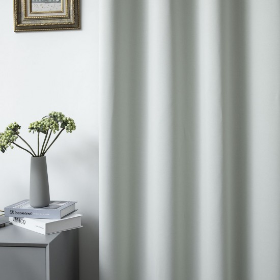 ΚΟΥΡΤΙΝΑ BLACKOUT ΣΚΙΑΣΗΣ ΜΕ 8 ΚΡΙΚΟΥΣ ART 8400  140X270 ΓΚΡΙ BEAUTY HOME