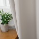 ΚΟΥΡΤΙΝΑ ΜΕΣΑΙΑΣ ΣΚΙΑΣΗΣ ΜΕ 8 ΜΕΤΑΛΛΙΚΟΥΣ ΚΡΙΚΟΥΣ EFFECT ART 8443 140X270 ΕΚΡΟΥ BEAUTY HOME