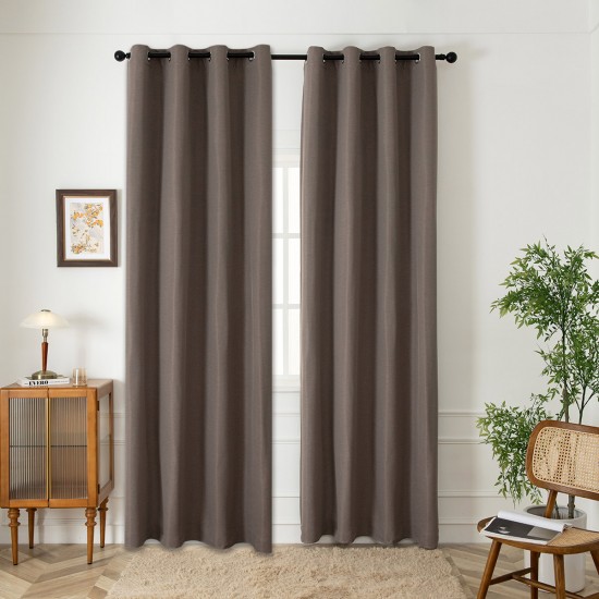 ΥΦΑΣΜΑ ΚΟΥΡΤΙΝΑΣ BLACKOUT JACQUARD ΣΚΙΑΣΗΣ GLARE ART 8444 Φ280 ΜΟΚΑ BEAUTY HOME