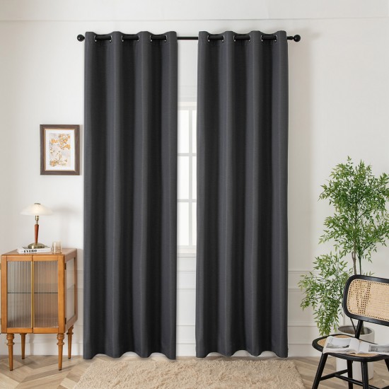 ΥΦΑΣΜΑ ΚΟΥΡΤΙΝΑΣ BLACKOUT JACQUARD ΣΚΙΑΣΗΣ GLARE ART 8444 Φ280 ΑΝΘΑΡΚΙ BEAUTY HOME