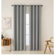 BEAUTY HOME ΥΦΑΣΜΑ ΚΟΥΡΤΙΝΑΣ ΜΕ ΤΟ ΜΕΤΡΟ FULL BLACKOUT ΣΚΙΑΣΗΣ TOTAL ART 8446 Φ280 ΓΚΡΙ      