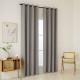 BEAUTY HOME ΚΟΥΡΤΙΝΑ FULL BLACKOUT ΣΚΙΑΣΗΣ ΜΕ 8 ΚΡΙΚΟΥΣ TOTAL ART 8446 140X270 ΜΠΕΖ      