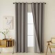BEAUTY HOME ΚΟΥΡΤΙΝΑ FULL BLACKOUT ΣΚΙΑΣΗΣ ΜΕ 8 ΚΡΙΚΟΥΣ TOTAL ART 8446 140X270 ΜΠΕΖ      