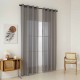 BEAUTY HOME ΚΟΥΡΤΙΝΑ ΓΑΖΑ ΜΟΝΟΧΡΩΜΗ ΜΕ 8 ΜΕΤΑΛΛΙΚΟΥΣ ΚΡΙΚΟΥΣ SHARP ART 8448 140X270 ΜΠΕΖ      
