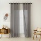 BEAUTY HOME ΚΟΥΡΤΙΝΑ ΓΑΖΑ ΜΟΝΟΧΡΩΜΗ ΜΕ 8 ΜΕΤΑΛΛΙΚΟΥΣ ΚΡΙΚΟΥΣ SHARP ART 8448 140X270 ΜΠΕΖ      