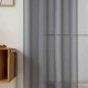 BEAUTY HOME ΚΟΥΡΤΙΝΑ ΓΑΖΑ ΜΟΝΟΧΡΩΜΗ ΜΕ 8 ΜΕΤΑΛΛΙΚΟΥΣ ΚΡΙΚΟΥΣ SHARP ART 8448 140X270 ΑΝΘΡΑΚΙ      