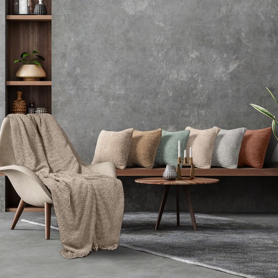 ΜΑΞΙΛΑΡΟΘΗΚΗ ΔΙΑΚΟΣΜΗΤΙΚΗ LAMB ART 8573 42X42 ΑΜΜΟΥ BEAUTY HOME