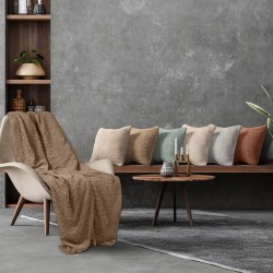 ΜΑΞΙΛΑΡΟΘΗΚΗ ΔΙΑΚΟΣΜΗΤΙΚΗ LAMB ART 8575 42X42 ΜΠΕΖ BEAUTY HOME