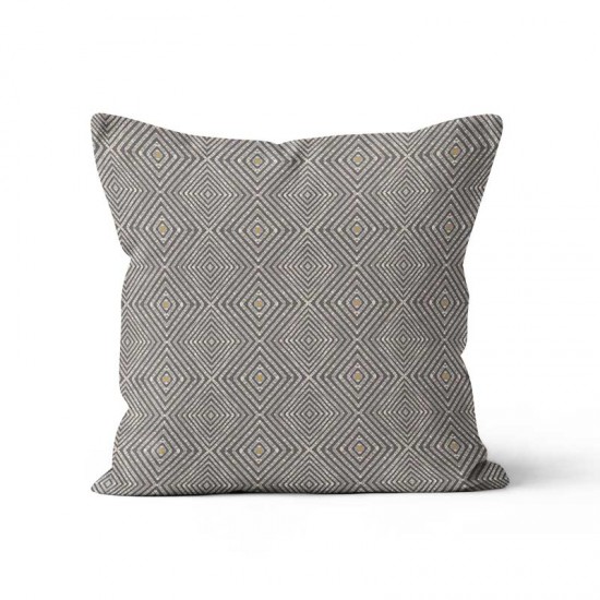 BEAUTY HOME ΜΑΞΙΛΑΡΟΘΗΚΗ ΕΘΝΙΚ ΓΕΩΜΕΤΡΙΚΟ   45 X 45 CM   ΜΕ ΓΕΜΙΣΜΑ