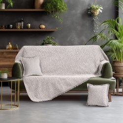 BEAUTY HOME ΜΑΞΙΛΑΡΟΘΗΚΗ ΔΙΑΚΟΣΜΗΤΙΚΗ ART 8624 45X45+3 ΕΚΡΟΥ      
