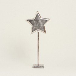 BEAUTY HOME ΑΣΤΕΡΙ ΜΕΤΑΛΛΙΚΟ ΑΣΗΜΙ 55 CM      