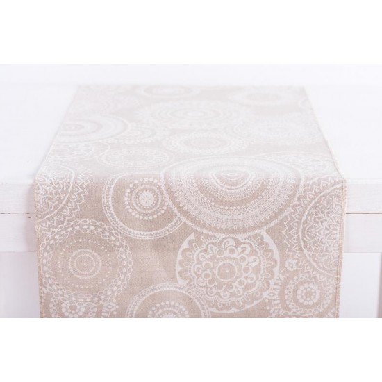 BEAUTY HOME ΡΑΝΝΕΡ ΛΕΥΚΑ ΜΑΝΤΑΛΑ   34 CM X 1,5 M   