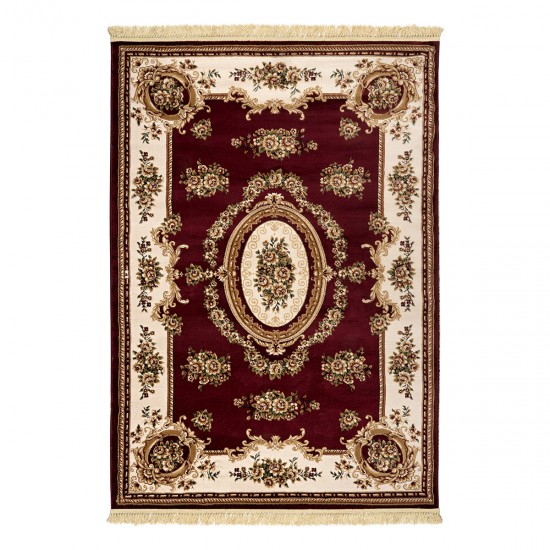 ΧΑΛΙ CLASSIC ART 9061 160Χ230 RED ΚΟΚΚΙΝΟ BEAUTY HOME