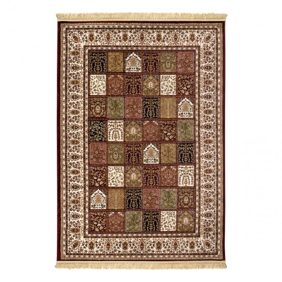 ΧΑΛΙ CLASSIC ART 9063 160Χ230 RED ΚΟΚΚΙΝΟ BEAUTY HOME