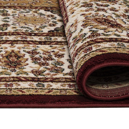 ΧΑΛΙ CLASSIC ART 9063 160Χ230 RED ΚΟΚΚΙΝΟ BEAUTY HOME