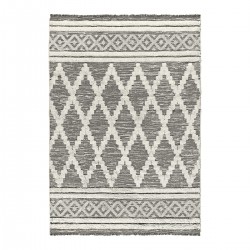 ΧΑΛΙ ΒΑΜΒΑΚΕΡΟ MOROCOTTON 9235 150X220 ΓΚΡΙ BEAUTY HOME