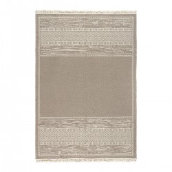 ΧΑΛΙ ΒΑΜΒΑΚΕΡΟ ΔΙΠΛΗΣ ΟΨΕΩΣ DUO ART 9251 160X230 ΜΠΕΖ BEAUTY HOME