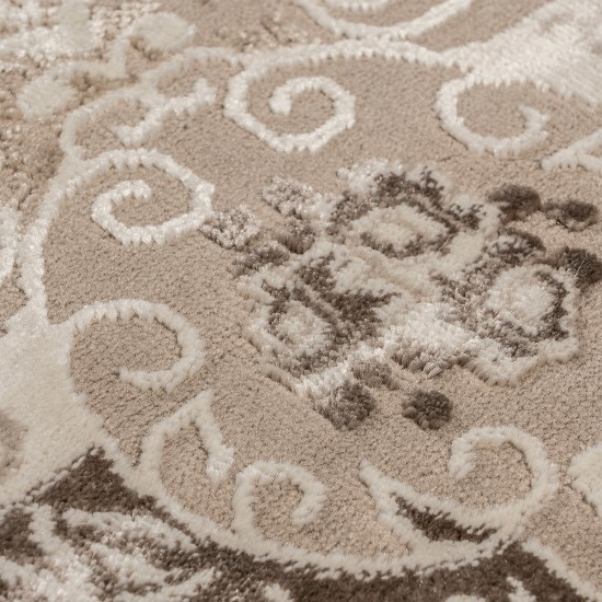 ΔΙΑΔΡΟΜΟΣ PRESTIGE ART 9320 0,67 BEIGE BROWN - ΜΠΕΖ ΚΑΦΕ BEAUTY HOME