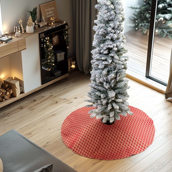 BEAUTY HOME ΠΟΔΙΑ ΔΕΝΤΡΟΥ 90 CM ΖΑΚΑΡ ΟΡΙΕΝΤΑΛ ΚΟΚΚΙΝΟ-ΧΡΥΣΟ      
