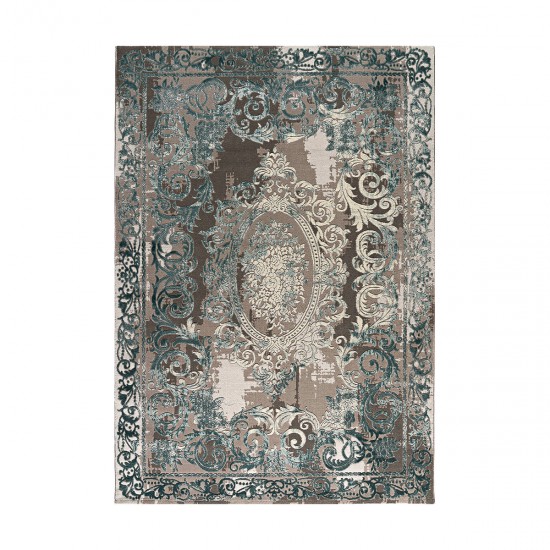 ΣΕΤ ΚΡΕΒ/ΡΑΣ 3ΤΜΧ STYLISH ART 9423 ΓΚΡΙ,ΠΕΤΡΟΛ BEAUTY HOME