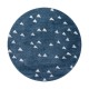 ΡΟΤΟΝΤΑ 133X133 FLUFFIE KIDS ART 9553 ΜΠΛΕ BEAUTY HOME