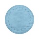 ΡΟΤΟΝΤΑ ΒΑΜΒΑΚΕΡΗ 120X120 COTTONY ART 9554 ΣΙΕΛ BEAUTY HOME
