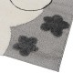 ΧΑΛΙ LOOP ART 9557 GREY WHITE ΓΚΡΙ ΛΕΥΚΟ BEAUTY HOME