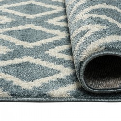 ΧΑΛΙ VIBE ART 9574 BLUE WHITE ΣΙΕΛ ΛΕΥΚΟ BEAUTY HOME