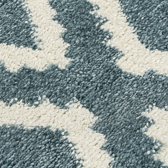 ΧΑΛΙ VIBE ART 9574 BLUE WHITE ΣΙΕΛ ΛΕΥΚΟ BEAUTY HOME