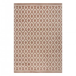 ΧΑΛΙ VIBE ART 9575 PINK WHITE ΡΟΖ ΛΕΥΚΟ BEAUTY HOME