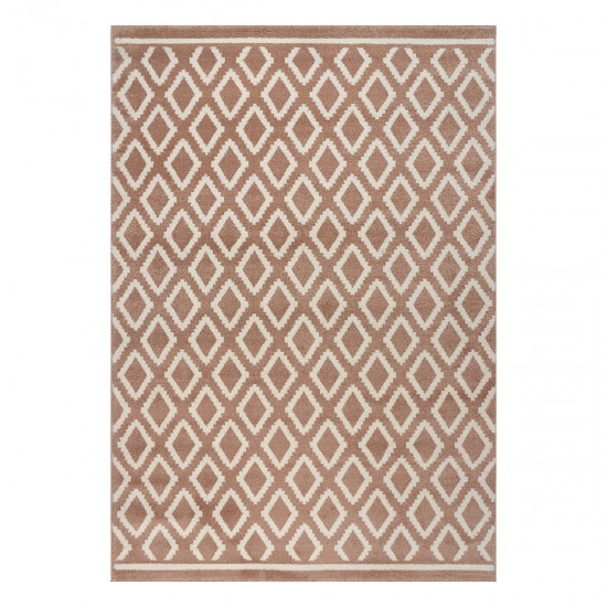 ΧΑΛΙ VIBE ART 9575 PINK WHITE ΡΟΖ ΛΕΥΚΟ BEAUTY HOME