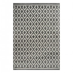 ΧΑΛΙ VIBE ART 9576 GREY WHITE ΓΚΡΙ ΛΕΥΚΟ BEAUTY HOME