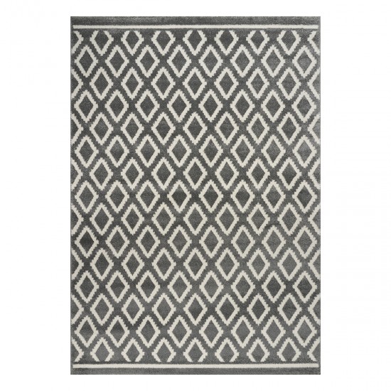 ΧΑΛΙ VIBE ART 9576 GREY WHITE ΓΚΡΙ ΛΕΥΚΟ BEAUTY HOME