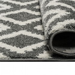 ΧΑΛΙ VIBE ART 9576 GREY WHITE ΓΚΡΙ ΛΕΥΚΟ BEAUTY HOME