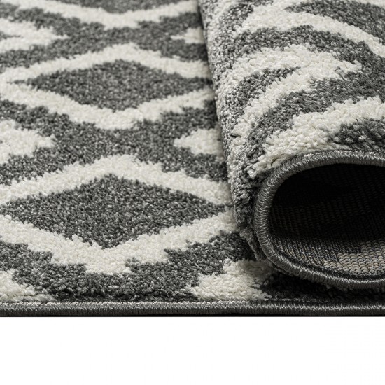 ΧΑΛΙ VIBE ART 9576 GREY WHITE ΓΚΡΙ ΛΕΥΚΟ BEAUTY HOME