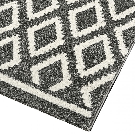 ΧΑΛΙ VIBE ART 9576 GREY WHITE ΓΚΡΙ ΛΕΥΚΟ BEAUTY HOME