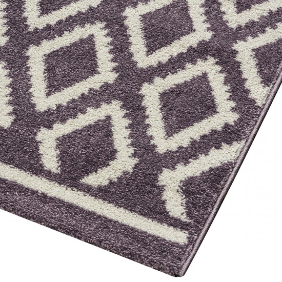 ΧΑΛΙ VIBE ART 9578 LILA WHITE ΛΙΛΑ ΛΕΥΚΟ BEAUTY HOME