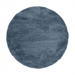 ΡΟΤΟΝΤΑ 133X133 FLUFFIE ART 9611 D. BLUE ΜΠΛΕ BEAUTY HOME