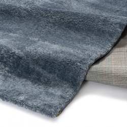 ΡΟΤΟΝΤΑ 133X133 FLUFFIE ART 9611 D. BLUE ΜΠΛΕ BEAUTY HOME