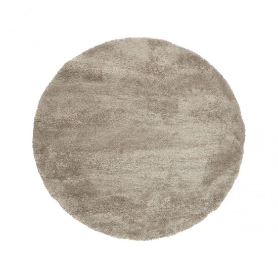 ΡΟΤΟΝΤΑ 160X160 FLUFFIE ART 9616 BEIGE   ΜΠΕΖ BEAUTY HOME