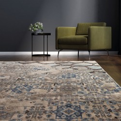 ΠΑΤΑΚΙ BLISS ART 9625 0.67X1.30 ΜΠΕΖ,ΜΟΚΑ,ΜΠΛΕ BEAUTY HOME