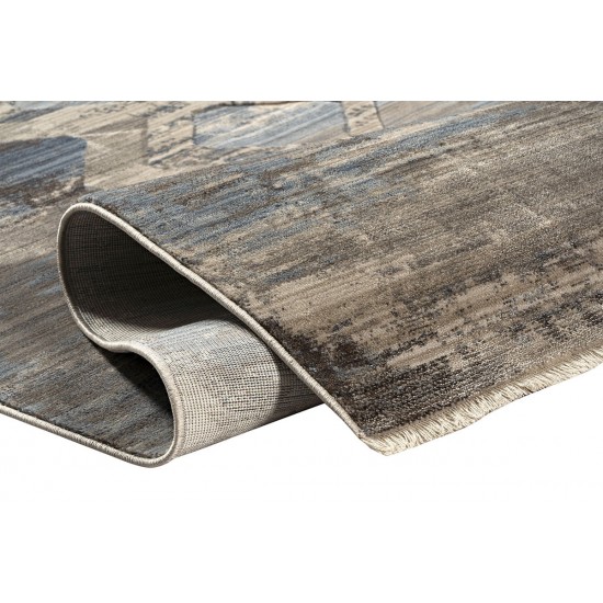 ΠΑΤΑΚΙ BLISS ART 9627 0.67X2.20   ΜΠΕΖ,ΜΟΚΑ,ΜΠΛΕ BEAUTY HOME