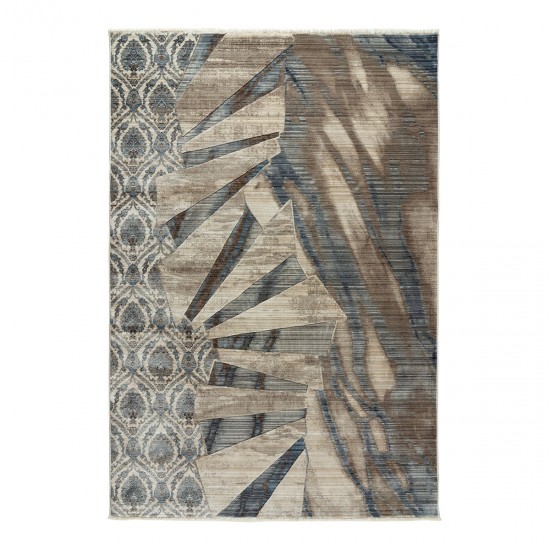 ΠΑΤΑΚΙ BLISS ART 9628 0.67X2.20 ΜΠΕΖ,ΜΟΚΑ,ΜΠΛΕ BEAUTY HOME