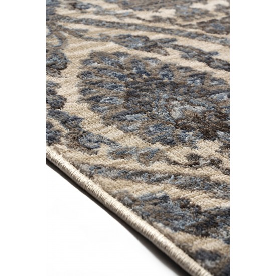 ΠΑΤΑΚΙ BLISS ART 9628 0.67X2.20 ΜΠΕΖ,ΜΟΚΑ,ΜΠΛΕ BEAUTY HOME