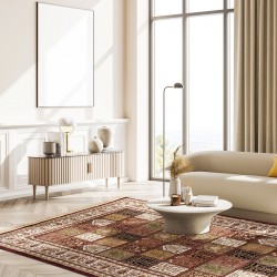ΧΑΛΙ CLASSIC ART 9063 160Χ230 RED ΚΟΚΚΙΝΟ BEAUTY HOME