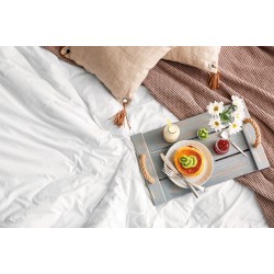 ΜΑΞΙΛΑΡΟΘΗΚΗ ΞΕΝΟΔΟΧΕΙΟΥ 5-STAR 300TC SATIN 100% COTTON ΛΕΥΚΟ 55X75 BEAUTY HOME